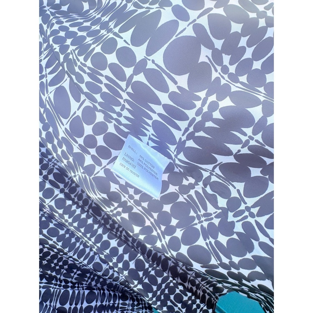 Calvin Klein Dopamine Red‎ Single Breasted Trench Coat Geometric Lining Size L - Picture 6 of 8